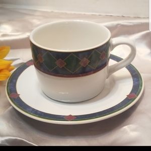 PFALTZGRAFF flat cup and saucer set
